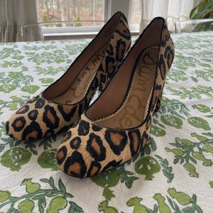 Sam Edelman leopard print heels